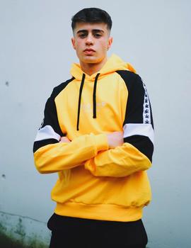 Sudadera Kaotiko OWEN - Gold Negro Blanco