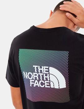 Camiseta The North Face RAINBOW - Negro