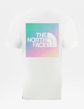 Camiseta The North Face RAINBOW - Blanco