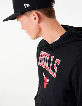 Sudadera Capucha NEW ERA LOGO CHICAGO BULLS - Black