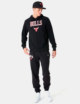 Sudadera Capucha NEW ERA LOGO CHICAGO BULLS - Black