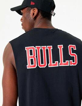 Camiseta Tirantes NEW ERA LOGO CHICAGO BULLS - Black