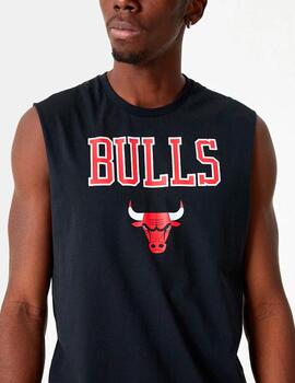 Camiseta Tirantes NEW ERA LOGO CHICAGO BULLS - Black