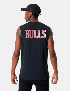 Camiseta Tirantes NEW ERA LOGO CHICAGO BULLS - Black