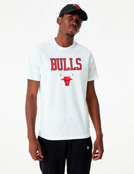 Camiseta NEW ERA LOGO CHICAGO BULLS - White