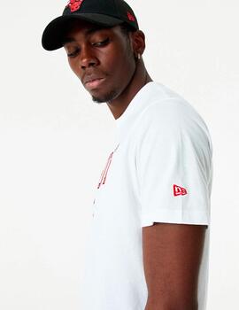 Camiseta NEW ERA LOGO CHICAGO BULLS - White