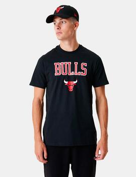 Camiseta NEW ERA LOGO CHICAGO BULLS - Black