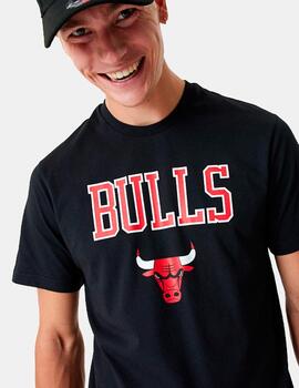 Camiseta NEW ERA LOGO CHICAGO BULLS - Black