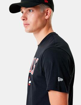 Camiseta NEW ERA LOGO CHICAGO BULLS - Black