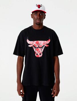 Camiseta NEW ERA INFILL LOGO BULLS - Black