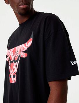 Camiseta NEW ERA INFILL LOGO BULLS - Black