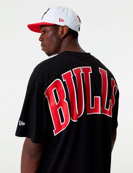 Camiseta NEW ERA INFILL LOGO BULLS - Black