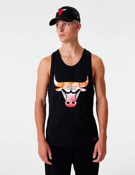 Camiseta Tirantes NEW ERA SKY PRINT BULLS - Black