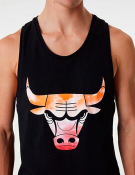 Camiseta Tirantes NEW ERA SKY PRINT BULLS - Black