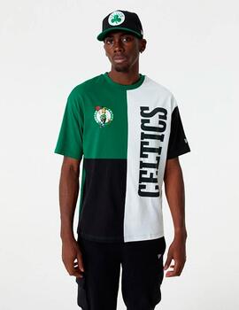 Camiseta NEW ERA CUT AND SEW CELTICS - Green/Black/White