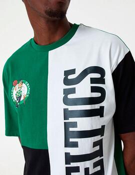 Camiseta NEW ERA CUT AND SEW CELTICS - Green/Black/White