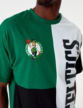 Camiseta NEW ERA CUT AND SEW CELTICS - Green/Black/White