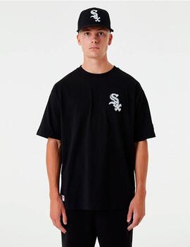 Camiseta NEW ERA  LEAGUE ESSENTIALS WHITE SOX - Black/White