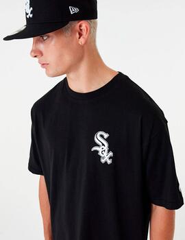 Camiseta NEW ERA  LEAGUE ESSENTIALS WHITE SOX - Black/White