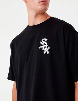 Camiseta NEW ERA  LEAGUE ESSENTIALS WHITE SOX - Black/White