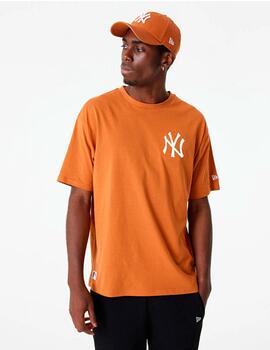 Camiseta NEW ERA LEAGUE ESSENTIALS NY YANKEES - Dark/Orange