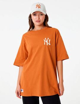 Camiseta NEW ERA LEAGUE ESSENTIALS NY YANKEES - Dark/Orange