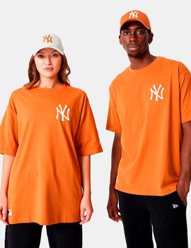 Camiseta NEW ERA LEAGUE ESSENTIALS NY YANKEES - Dark/Orange