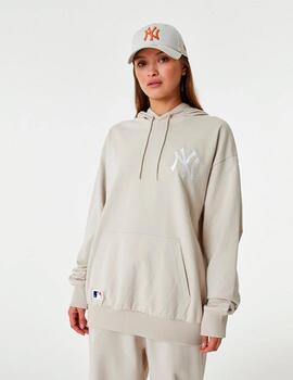 Sud. Capucha LEAGUE ESSENTIALS NY YAN - Stone