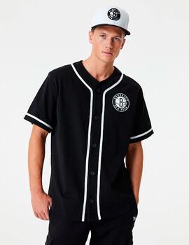 Camiseta NEW ERA BASEBALL JERSEY NETS - Black