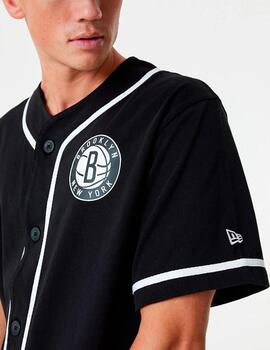 Camiseta NEW ERA BASEBALL JERSEY NETS - Black