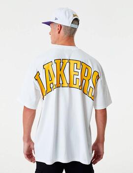 Camiseta NEW ERA INFILL LOGO LAKERS - White