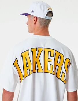 Camiseta NEW ERA INFILL LOGO LAKERS - White