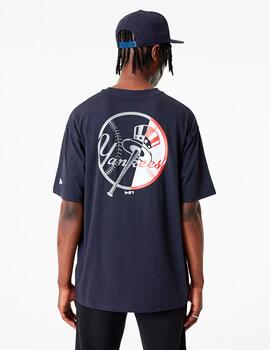 Camiseta NEW ERA GRAPHIC BP NY YANKEES - Navy