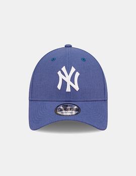 Gorra NEW ERA 9FORTY LINEN NY YANKEES - Blue/White