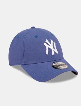 Gorra NEW ERA 9FORTY LINEN NY YANKEES - Blue/White