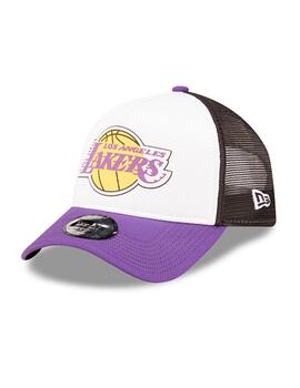 Gorra NEW ERA 9FORTY TRUCKER COLOUR LAK - White/Purple