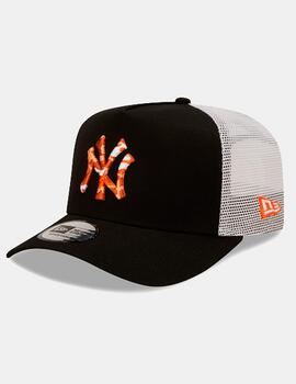 Gorra NEW ERA 9FORTY TRUCKER INFILL NEYYAN - Black/Orange