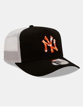 Gorra NEW ERA 9FORTY TRUCKER INFILL NEYYAN - Black/Orange