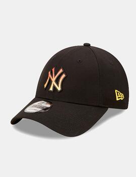 Gorra NEW ERA 9FORTY GRADIENT INFILL YAN - Black/Orange