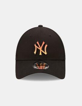 Gorra NEW ERA 9FORTY GRADIENT INFILL YAN - Black/Orange