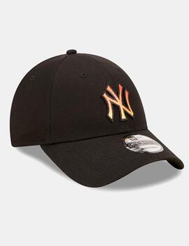 Gorra NEW ERA 9FORTY GRADIENT INFILL YAN - Black/Orange