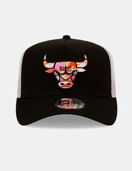 Gorra NEW ERA 9FORTY TRUCKER INFILL BULLS - Black/Red/Whit