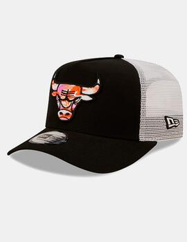 Gorra NEW ERA 9FORTY TRUCKER INFILL BULLS - Black/Red/Whit