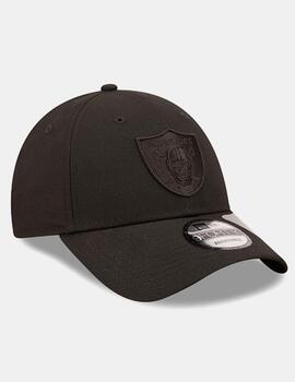 Gorra NEW ERA 9FORTY REPREVE MONO RAIDERS - Black/Black