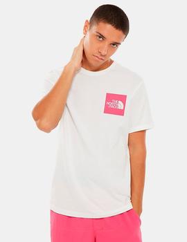 Camiseta The North Face FINE - Blanco rosa