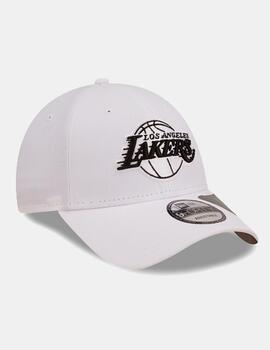 Gorra NEW ERA 9FORTY REPREVE MONO LAKERS - White/Black