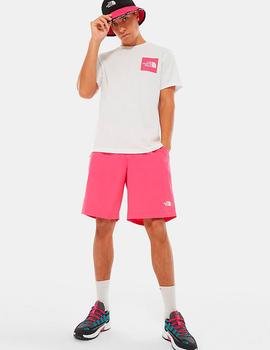 Camiseta The North Face FINE - Blanco rosa