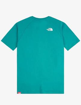 Camiseta M RAGLAN REDBOX - Jaiden green