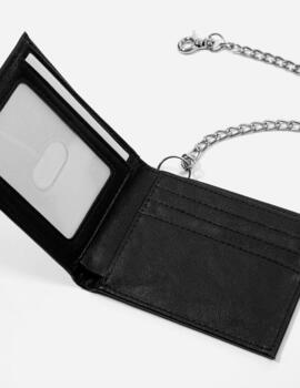 Cartera CHAIN METHOD - Negro