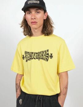 Camiseta WASTED PARIS LONDON CROSS - Cab Yellow